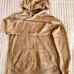 Big Boys Nike Tan Logo Hoodie, size XL (16)